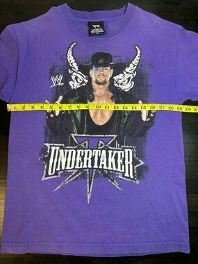 WWE 2008 y2k undertaker wrestling shirt official size medium